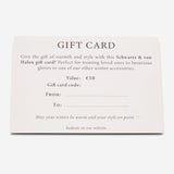 Carte cadeau Schwartz & von Halen – 50 €