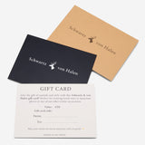 Carte cadeau Schwartz & von Halen – 50 €