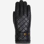 Smith (noir) - Gants en peau de mouton avec bouton-pression & fonction écran tactile - Schwartz & von Halen FR - Gants en Cuir - 1