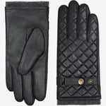Smith (noir) - Gants en peau de mouton avec bouton-pression & fonction écran tactile - Schwartz & von Halen FR - Gants en Cuir - 2
