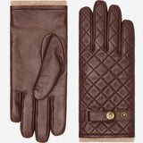 Smith (marron) - Gants en peau de mouton avec bouton-pression & fonction écran tactile - Schwartz & von Halen FR - Gants en Cuir - 2