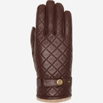 Smith (marron) - Gants en peau de mouton avec bouton-pression & fonction écran tactile - Schwartz & von Halen FR - Gants en Cuir - 1