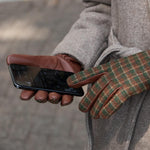 Rosie - Gants tactiles en cuir de mouton et doublure en polaire - Schwartz & von Halen FR - Gants en Cuir - 5