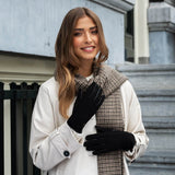 Nora - Gants tactiles en cuir de mouton et doublure luxueuse en fausse fourrure - Schwartz & von Halen FR - Gants en Cuir - 5