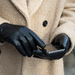 Musk - Gants en PU avec doublure en polaire et fonction écran tactile - Schwartz & von Halen FR - Gants en Cuir - 5