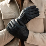 Gants en Cuir pour Hommes Noir William - Schwartz & von Halen® - Gants en Cuir Premium - 5