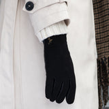 Nora - Gants tactiles en cuir de mouton et doublure luxueuse en fausse fourrure - Schwartz & von Halen FR - Gants en Cuir - 9