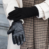 Nora - Gants tactiles en cuir de mouton et doublure luxueuse en fausse fourrure - Schwartz & von Halen FR - Gants en Cuir - 10