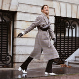 Ivy (noir) - Gants tactiles en cuir de mouton et doublure en laine/cachemire - Schwartz & von Halen FR - Gants en Cuir - 12