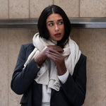 Ivy (marron) - Gants tactiles en cuir de mouton et doublure en laine/cachemire - Schwartz & von Halen FR - Gants en Cuir - 7