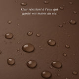 Kira (marron) - Gants en peau de mouton avec doublure en laine/cachemire & fonction écran tactile