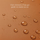 Harvey (cognac) - Gants en peau de chèvre avec luxueuse doublure en laine & fonction écran tactile