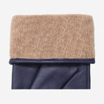 Ivy (bleu) - Gants tactiles en cuir de mouton et doublure en laine/cachemire - Schwartz & von Halen FR - Gants en Cuir - 3