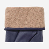 Ivy (bleu) - Gants tactiles en cuir de mouton et doublure en laine/cachemire - Schwartz & von Halen FR - Gants en Cuir - 3