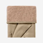 Ivy (beige) - Gants tactiles en cuir de mouton et doublure en laine/cachemire - Schwartz & von Halen FR - Gants en Cuir - 3