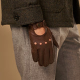 Austin (marron) – luxueux gants de conduite en cuir de cerf américain - Schwartz & von Halen FR - Gants en Cuir - 6