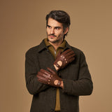 Austin (marron) – luxueux gants de conduite en cuir de cerf américain - Schwartz & von Halen FR - Gants en Cuir - 8