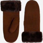 Beauvoire - Moufles en daim et doublure luxueuse en peau de mouton - Schwartz & von Halen FR - Gants en Cuir - 2