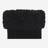 Camila - Moufles en peluche, doublure en fausse fourrure d'agneau et poignet réglable - Schwartz & von Halen FR - Gants en Cuir - 4
