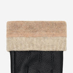 Columbus (noir) - Gants en cuir de cerf (American deerskin) et doublure en laine - Schwartz & von Halen FR - Gants en Cuir - 3