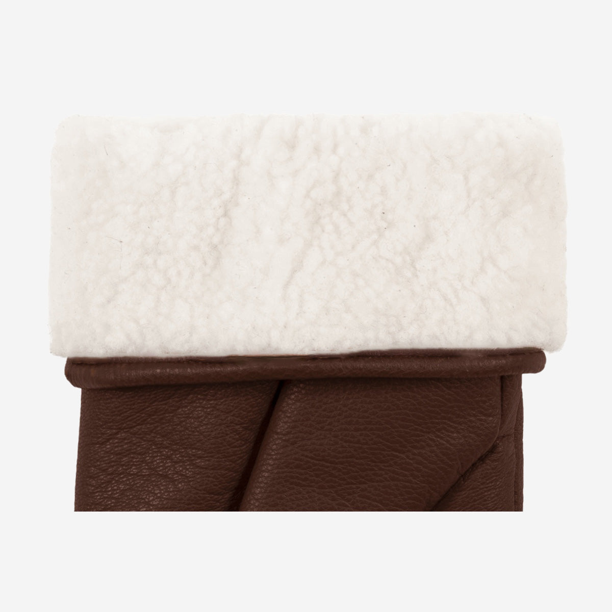 Hunter (marron) - Gants tactiles en cuir de chèvre et doublure en laine d'agneau - Schwartz & von Halen FR - Gants en Cuir - 3