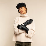 Emma - Gants en peau de mouton extra longs avec doublure en laine/cachemire & fonction écran tactile - Schwartz & von Halen FR - Gants en Cuir - 6