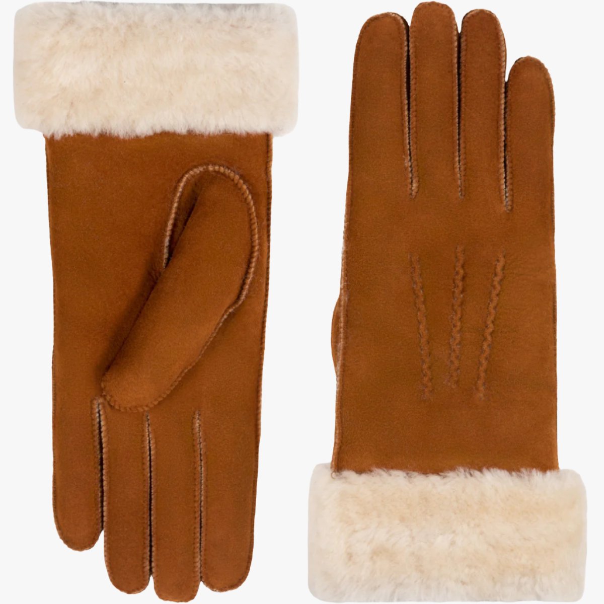 Giocante - Gants en daim et doublure luxueuse en peau de mouton