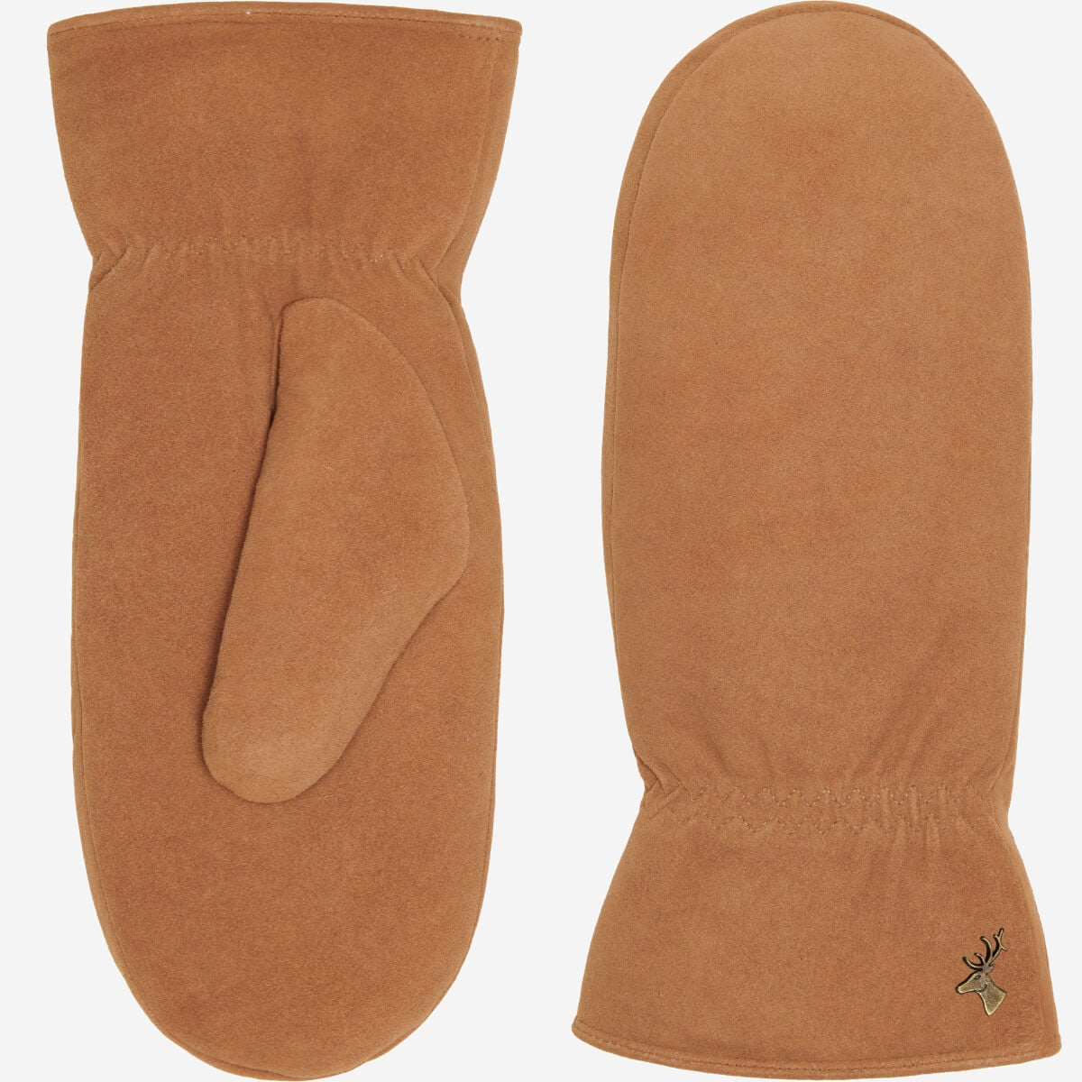 Hailey (camel) - moufles en daim de chèvre avec luxueuse doublure en shearling (fourrure de mouton) - Schwartz & von Halen FR - Gants en Cuir - 2