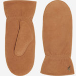 Hailey (camel) - moufles en daim de chèvre avec luxueuse doublure en shearling (fourrure de mouton) - Schwartz & von Halen FR - Gants en Cuir - 2