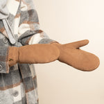 Hailey (camel) - moufles en daim de chèvre avec luxueuse doublure en shearling (fourrure de mouton) - Schwartz & von Halen FR - Gants en Cuir - 9