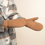 Hailey (camel) - moufles en daim de chèvre avec luxueuse doublure en shearling (fourrure de mouton) - Schwartz & von Halen FR - Gants en Cuir - 9