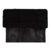 Harvey (noir) - gants en peau de chèvre avec luxueuse doublure en laine & fonction écran tactile