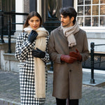 Harvey (cognac) - Gants en peau de chèvre avec luxueuse doublure en laine & fonction écran tactile - Schwartz & von Halen FR - Gants en Cuir - 9