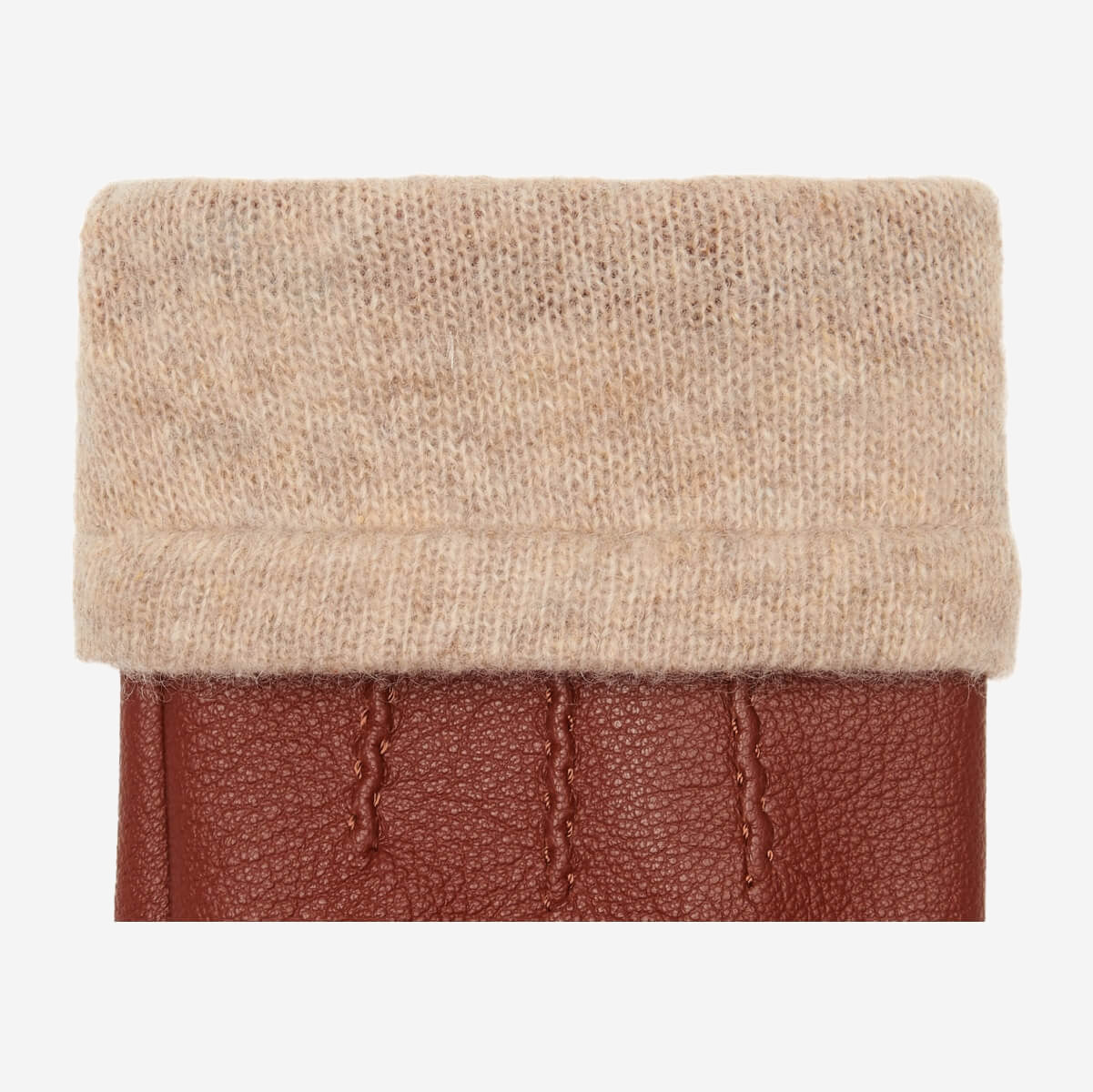 Harvey (cognac) - Gants en peau de chèvre avec luxueuse doublure en laine & fonction écran tactile - Schwartz & von Halen FR - Gants en Cuir - 3