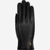 Ivy (noir) - Gants tactiles en cuir de mouton et doublure en laine/cachemire - Schwartz & von Halen FR - Gants en Cuir - 1
