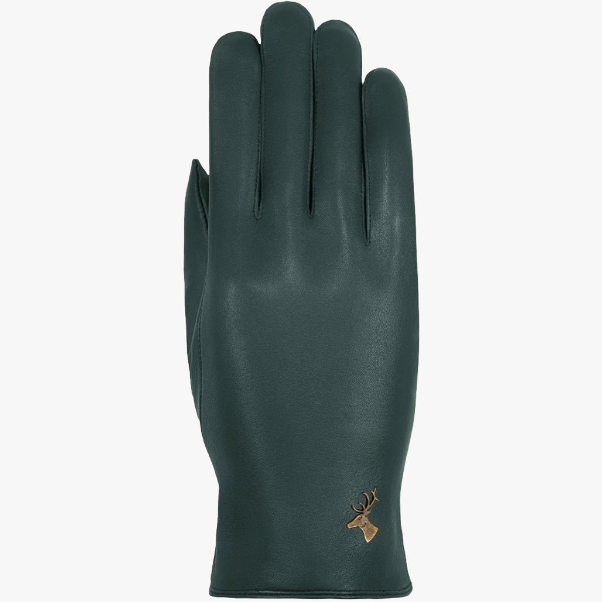 Ivy (vert foncé) - Gants en peau de mouton avec doublure en laine/cachemire & fonction écran tactile