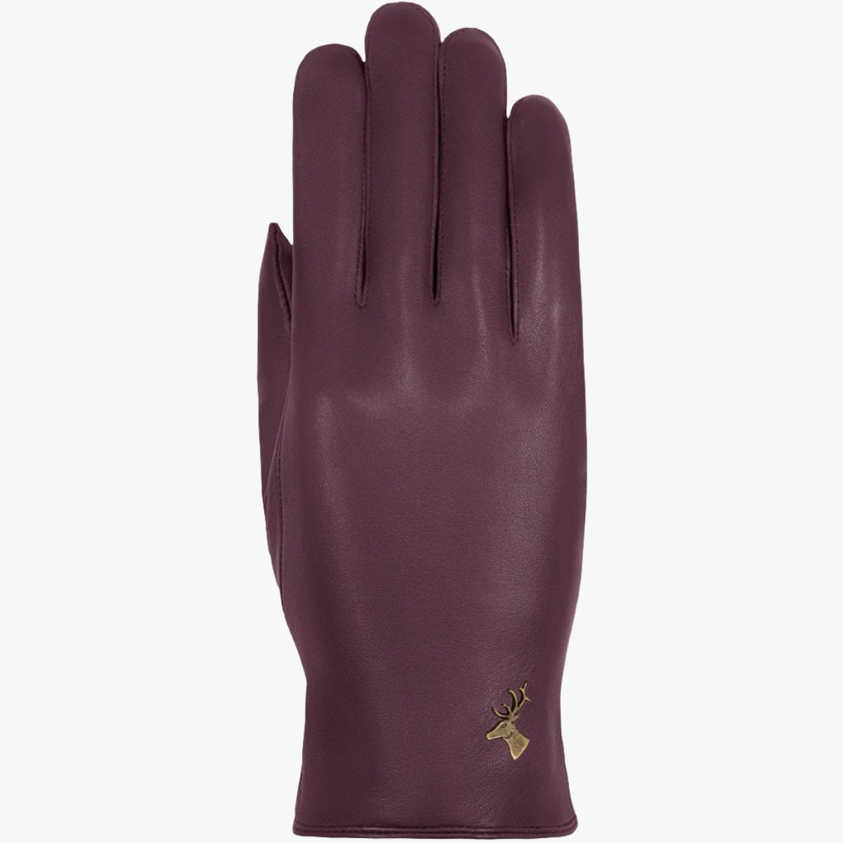 Ivy (violet) - Gants en peau de mouton avec doublure en laine/cachemire & fonction écran tactile