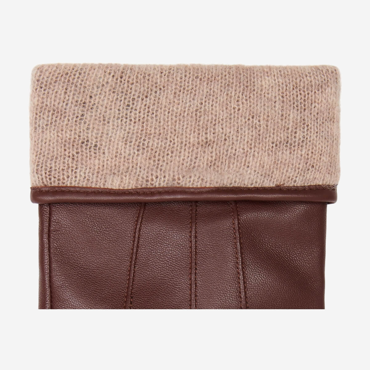 James (marron) – Gants classiques en cuir de mouton avec doublure luxueuse en cachemire et fonction tactile - Schwartz & von Halen FR - Gants en Cuir - 3
