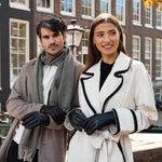 James (noir) – Gants classiques en cuir de mouton avec doublure luxueuse en cachemire et fonction tactile - Schwartz & von Halen FR - Gants en Cuir - 12