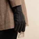 Jaxon (noir) - Gants en peau de chèvre avec luxueuse doublure en fausse fourrure & fonction écran tactile - Schwartz & von Halen FR - Gants en Cuir - 11