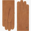 Josie (camel) - Gants en cuir de chèvre avec luxueuse fourrure de mouton