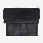 Lily (noir) - Gants en peau de mouton avec doublure chaude en polaire & fonction écran tactile - Schwartz & von Halen FR - Gants en Cuir - 3