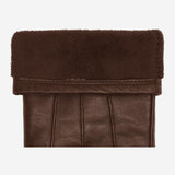 Lily (marron foncé) - Gants en peau de mouton avec doublure chaude en polaire & fonction écran tactile - Schwartz & von Halen FR - Gants en Cuir - 3