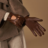 Marley (marron) – Luxueux gants de conduite en cuir de cerf américaine - Schwartz & von Halen FR - Gants en Cuir - 8
