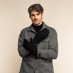 Matthew (noir) - Gants en cuir de chèvre avec luxueuse fourrure de mouton - Schwartz & von Halen FR - Gants en Cuir - 5
