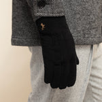 Matthew (noir) - Gants en cuir de chèvre avec luxueuse fourrure de mouton - Schwartz & von Halen FR - Gants en Cuir - 6