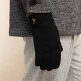 Matthew (noir) - Gants en cuir de chèvre avec luxueuse fourrure de mouton - Schwartz & von Halen FR - Gants en Cuir - 6
