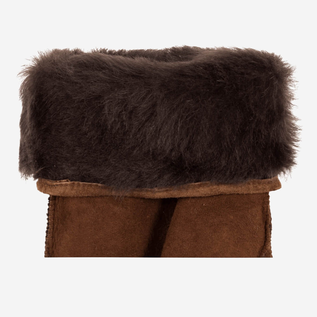 Clooney (marron) - Gants en daim et doublure luxueuse en peau de mouton - Schwartz & von Halen FR - Gants en Cuir - 3