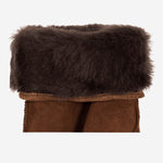 Clooney (marron) - Gants en daim et doublure luxueuse en peau de mouton - Schwartz & von Halen FR - Gants en Cuir - 3