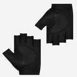 Selena (noir) – Gants de conduite classiques sans doigts en agneau pour femme